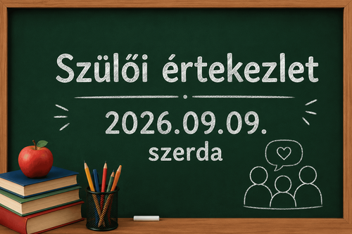 Szülői értekezlet 