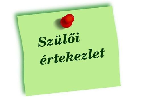 Kollégiumi szülői értekezlet